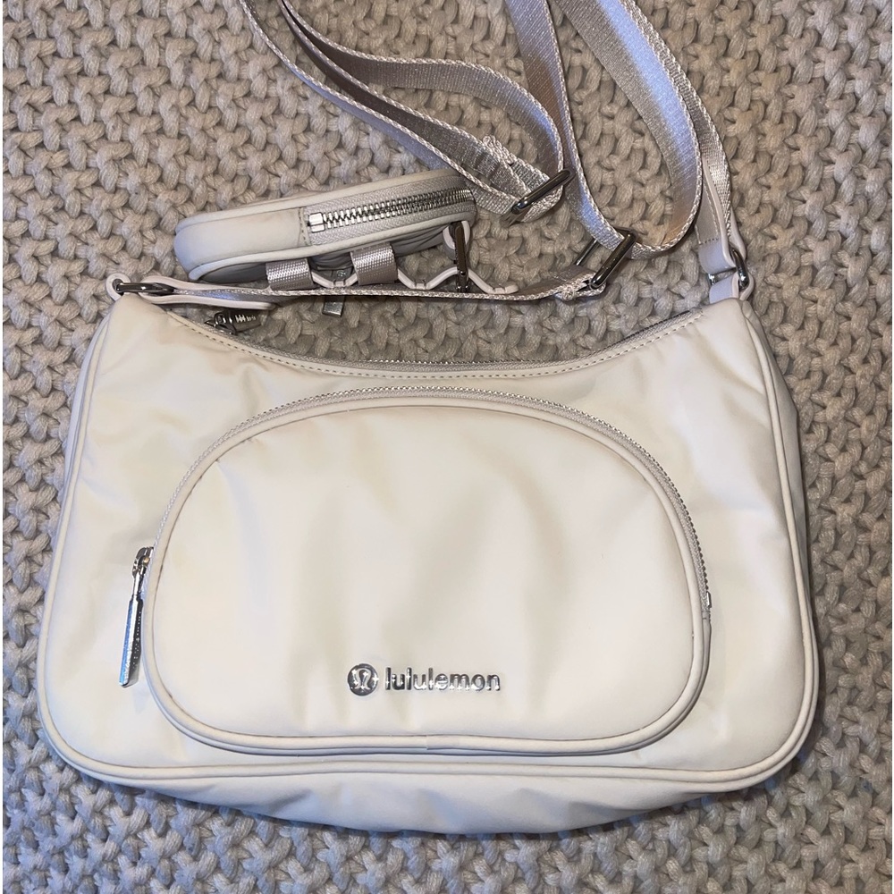 Lululemon Crossbody with Nano Pouch - white opal